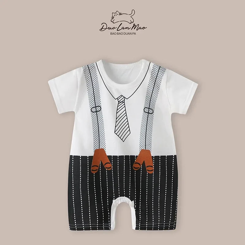 CartoonCuddles Romper 🐻👶🌞