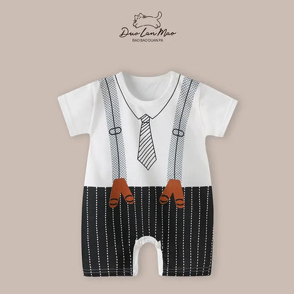 CartoonCuddles Romper 🐻👶🌞