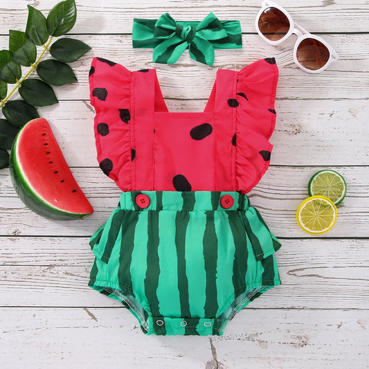 TinyMelon Jumpsuit 🍉🧸✨