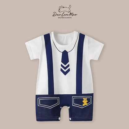 CartoonCuddles Romper 🐻👶🌞