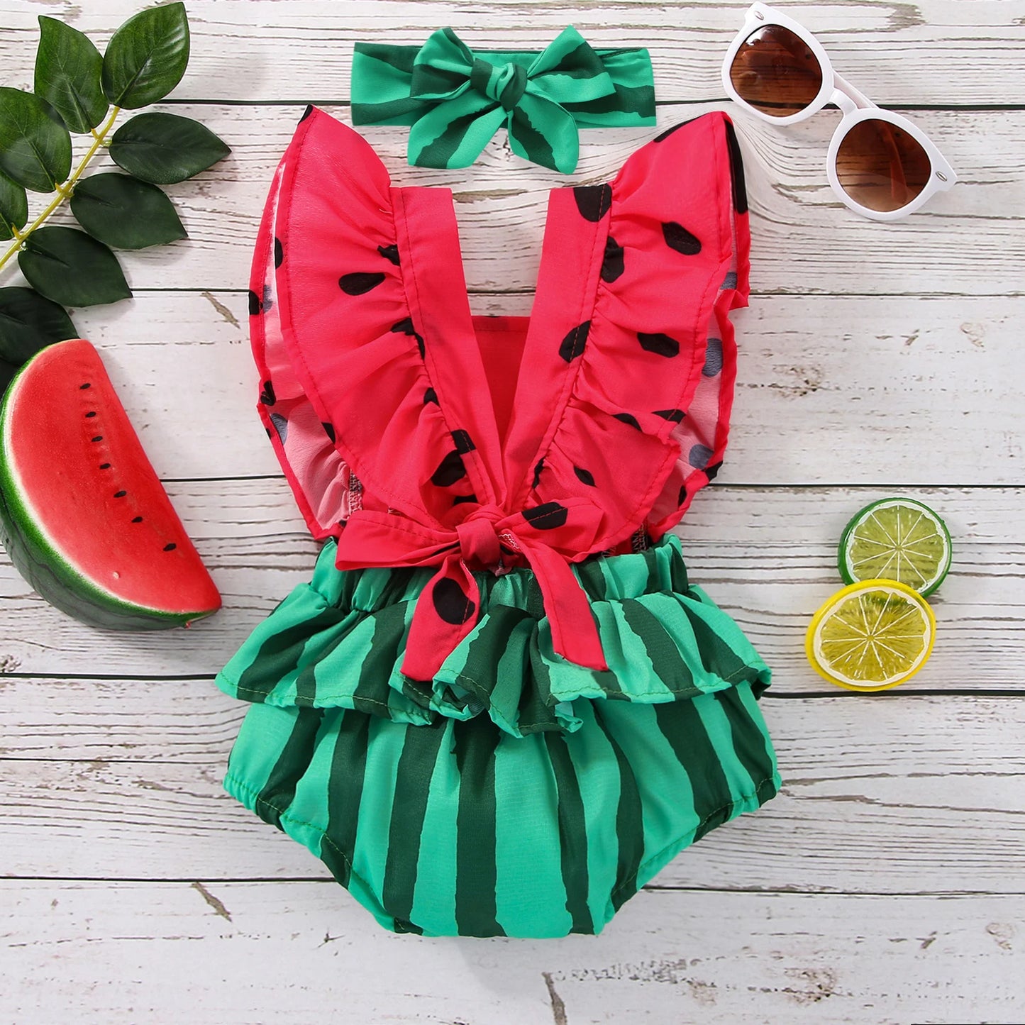 TinyMelon Jumpsuit 🍉🧸✨