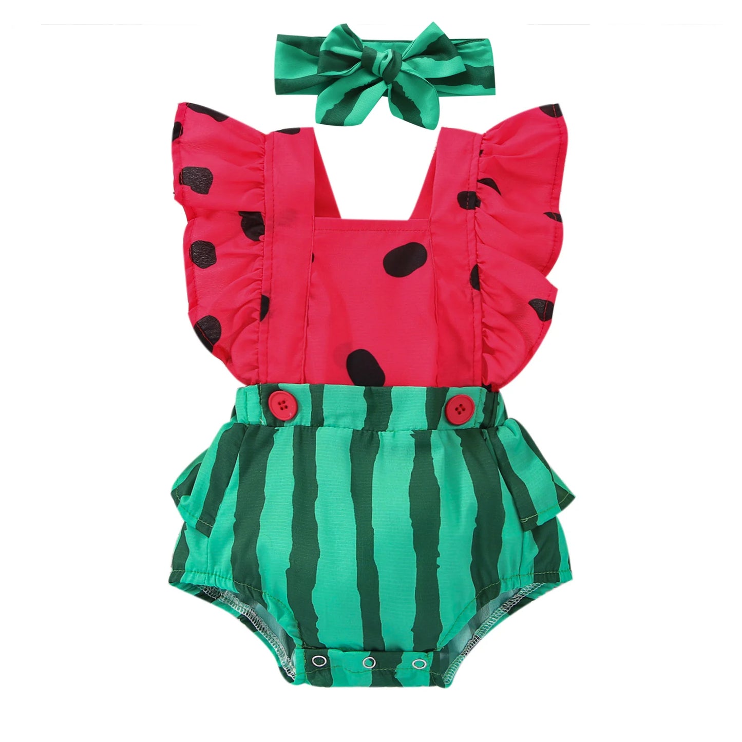 TinyMelon Jumpsuit 🍉🧸✨