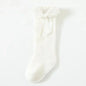 Red Bow Tie Knee High Tube Socks Girls' Christmas Stockings Infants Toddlers Soft Cotton Children Non Slip Floor Socks Baby Gift