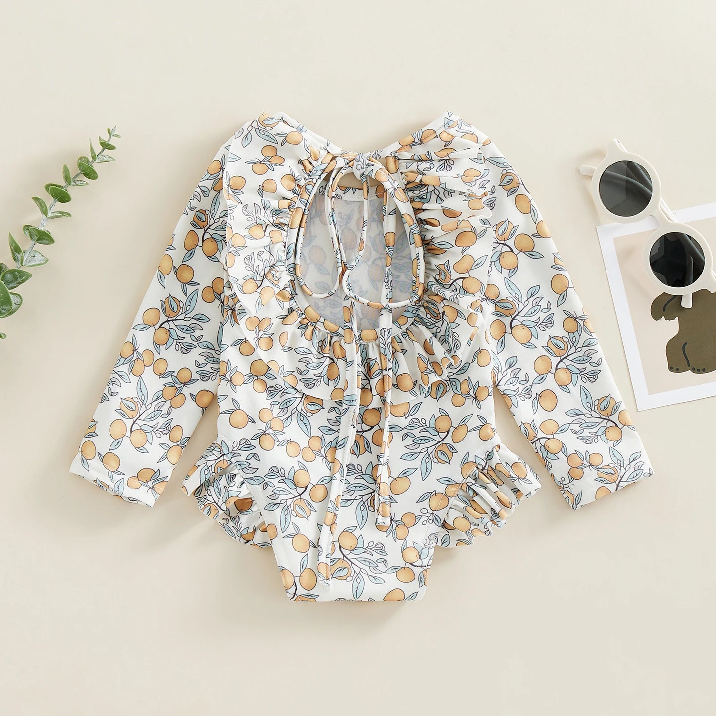 RuffleWave Bodysuit 🌊🎀👗